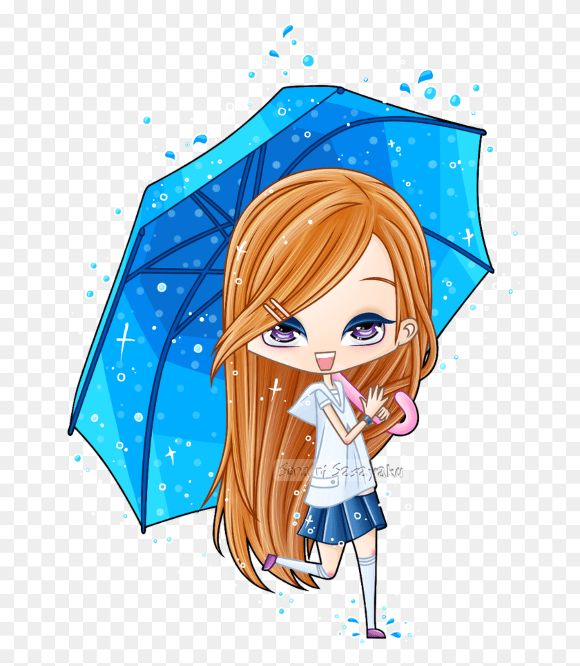 668x904 Rain Image Season, Graphics, Manga HD PNG Download