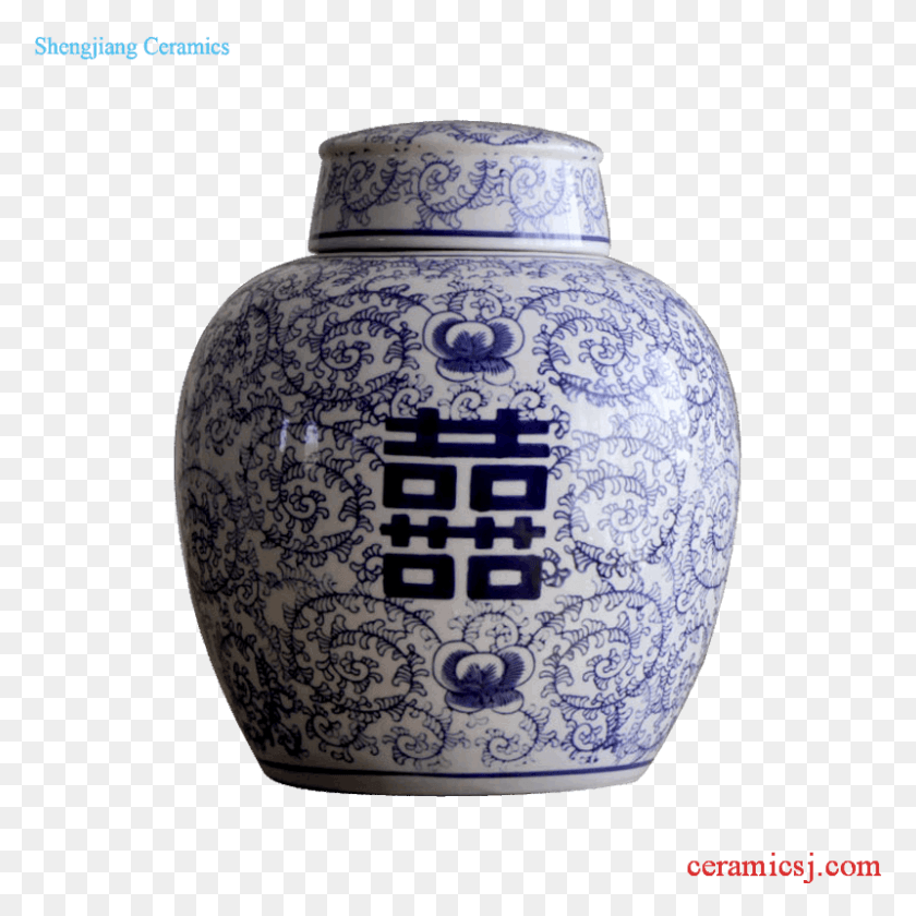 800x800 Rain Tong Home Blue And White Porcelain, Urn, Jar, Pottery Descargar Hd Png