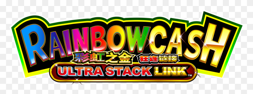 1002x327 Rainbow Cash Cash Link Logo Graphics, Slot, Gambling, Game HD PNG Download