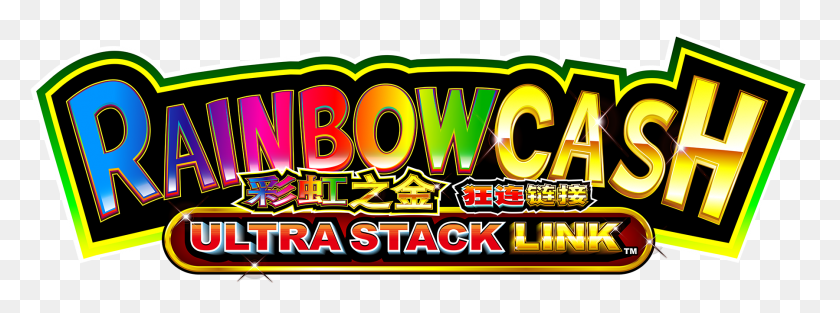 1798x585 Rainbow Cash Cash Link Logo Графика, Слот, Азартные Игры, Игра Hd Png Скачать