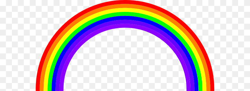 600x307 Rainbow Clip Art For Web, Hoop, Nature, Outdoors, Sky Clipart PNG