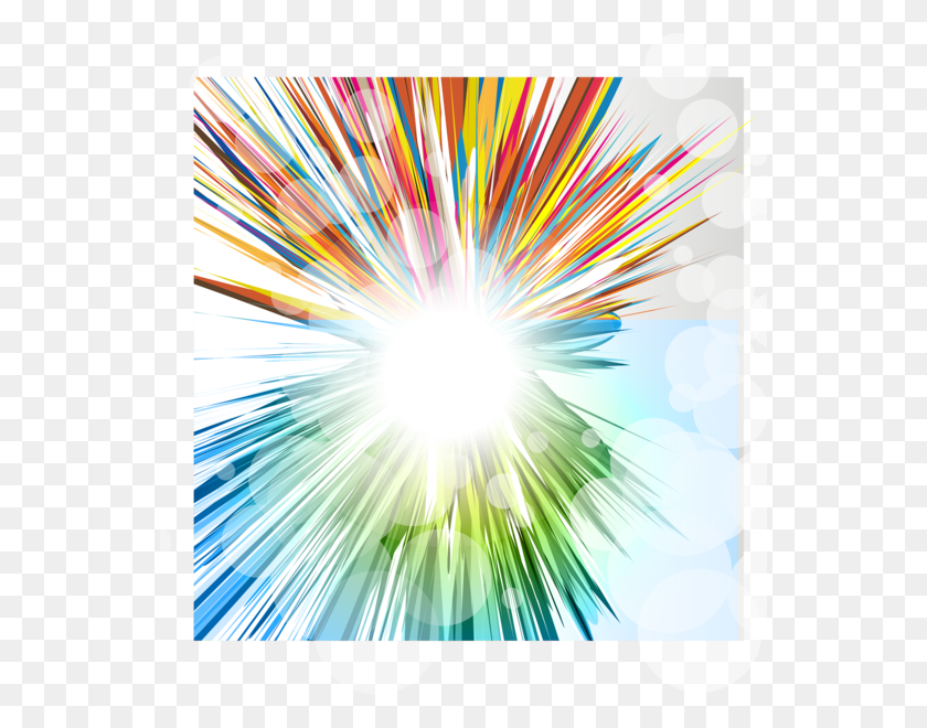550x600 Rainbow Clipart Explosion Dj Background, Graphics, Sunlight HD PNG Download