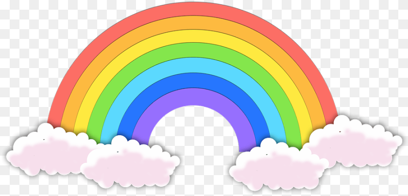 928x445 Rainbow Cloud The Sky Color Gradient, Outdoors, Nature, Graphics, Art Clipart PNG
