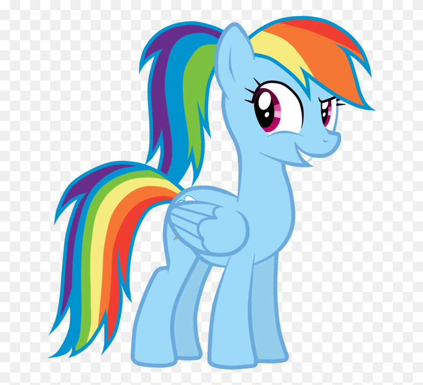 656x705 Rainbow Dash Hair Mlp, Graphics, Clothing HD PNG Download