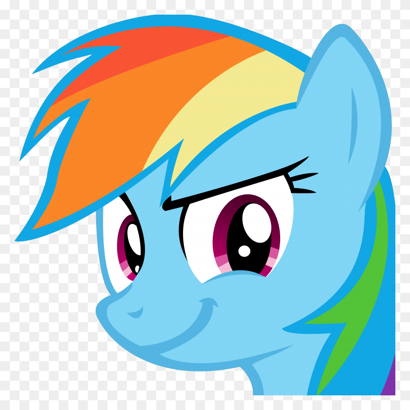 5000x5000 Rainbow Dash Pictures Rainbow Dash Face Icon, Graphics, Clothing HD PNG Download