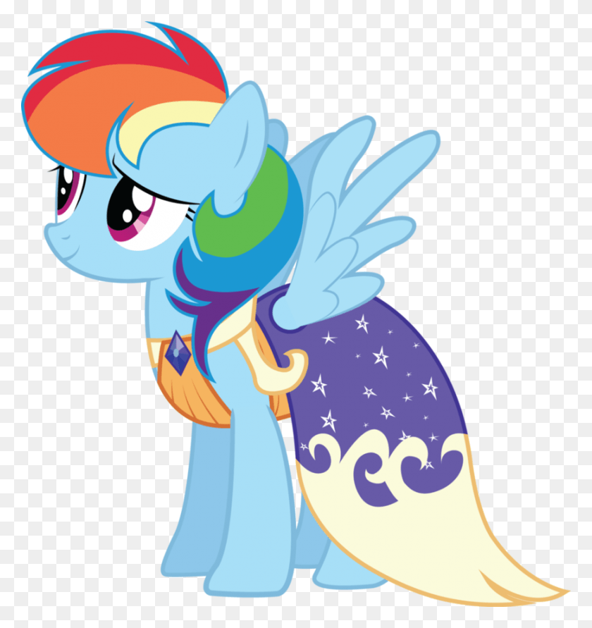 866x923 Descargar Png / Rainbow Dash Pretty My Little Pony Png
