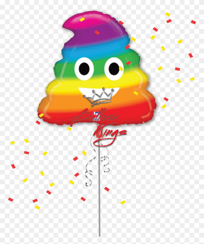 983x1193 Rainbow Emoji Poo Gay Emoji, Paper, Confetti, Graphics HD PNG Download