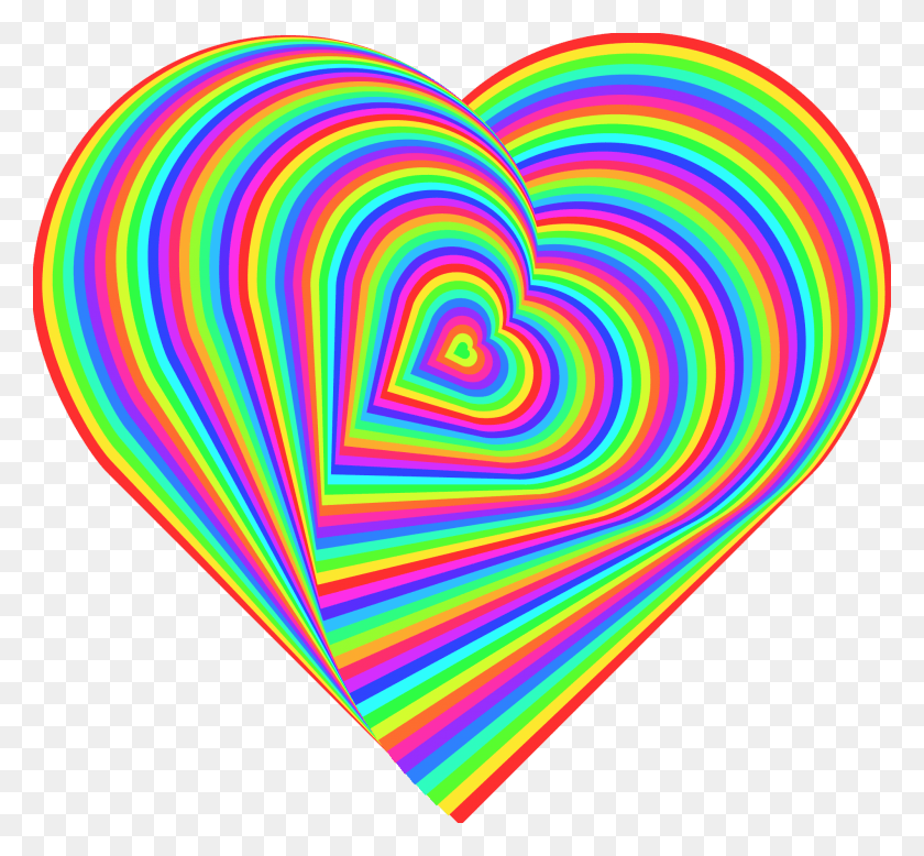 2000x1843 Rainbow Heart Transparent Background Heart, Light, Balloon, Ball HD PNG Download