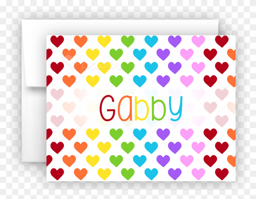828x630 Rainbow Hearts Thank You Cards Note Card Stationery Circle, Texture, Polka Dot, Rug HD PNG Download