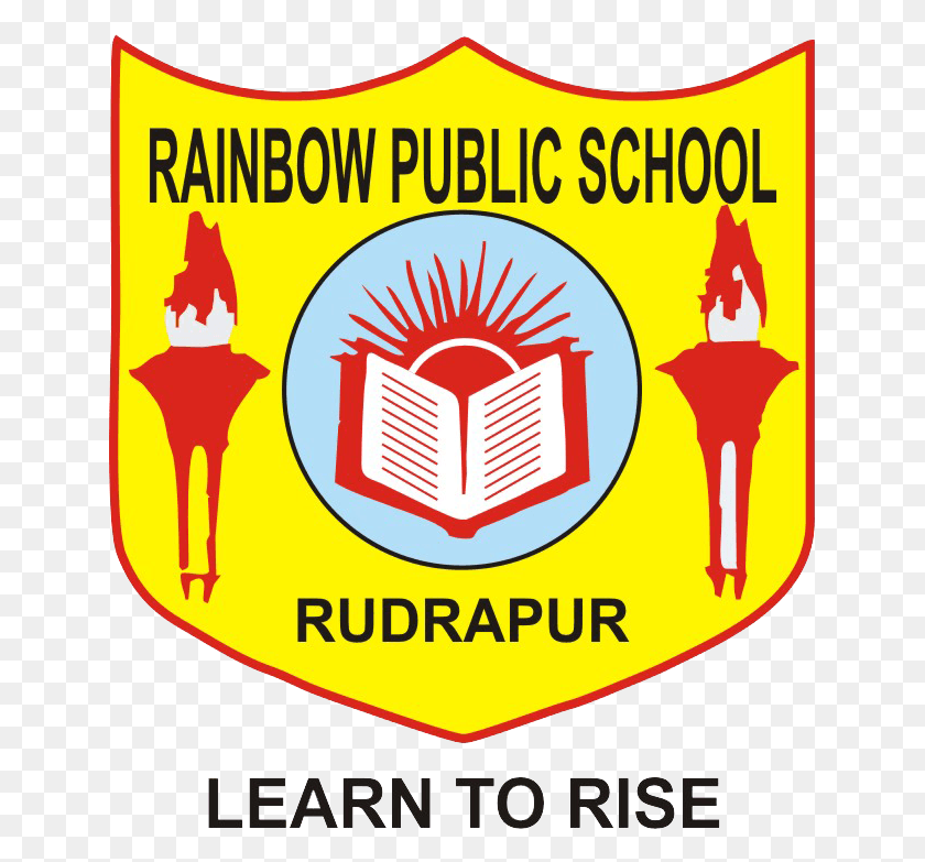 643x723 Rainbow Public School Rudrapur Logo, Texto, Publicidad, Cartel Hd Png