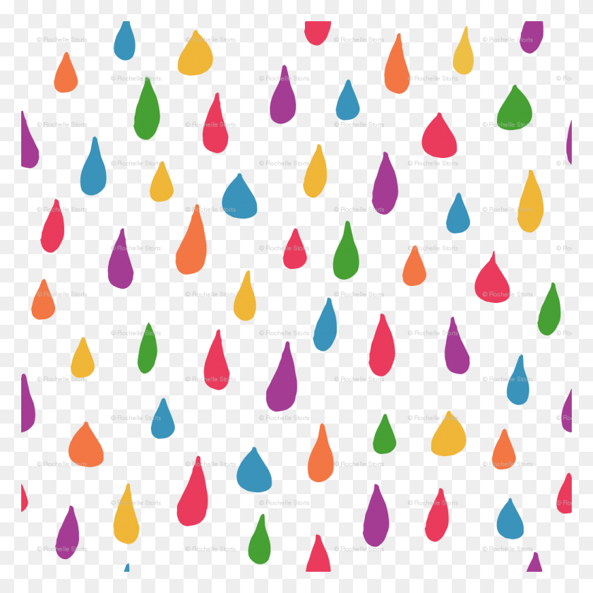 1038x1038 Rainbow Raindrops Nursery Baby Kids Simple Design, Triangle, Cone, Arrowhead HD PNG Download