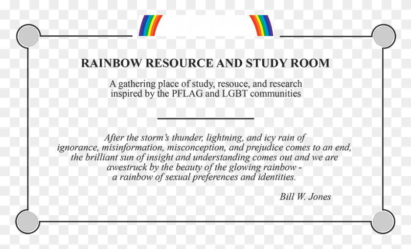 891x513 Rainbow Room Plaque Human Resources Department, Text, Symbol, Flag HD PNG Download