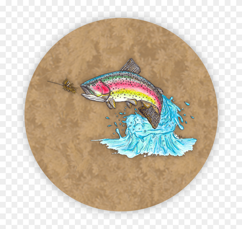 734x734 Rainbow Trout Jumping Popsocket Marlin, Leisure Activities, Dance Pose, Adventure HD PNG Download