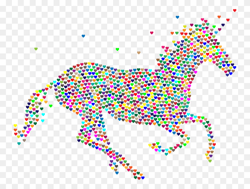 750x577 Rainbow Unicorn With No Background, Parade, Crowd, Carnival HD PNG Download