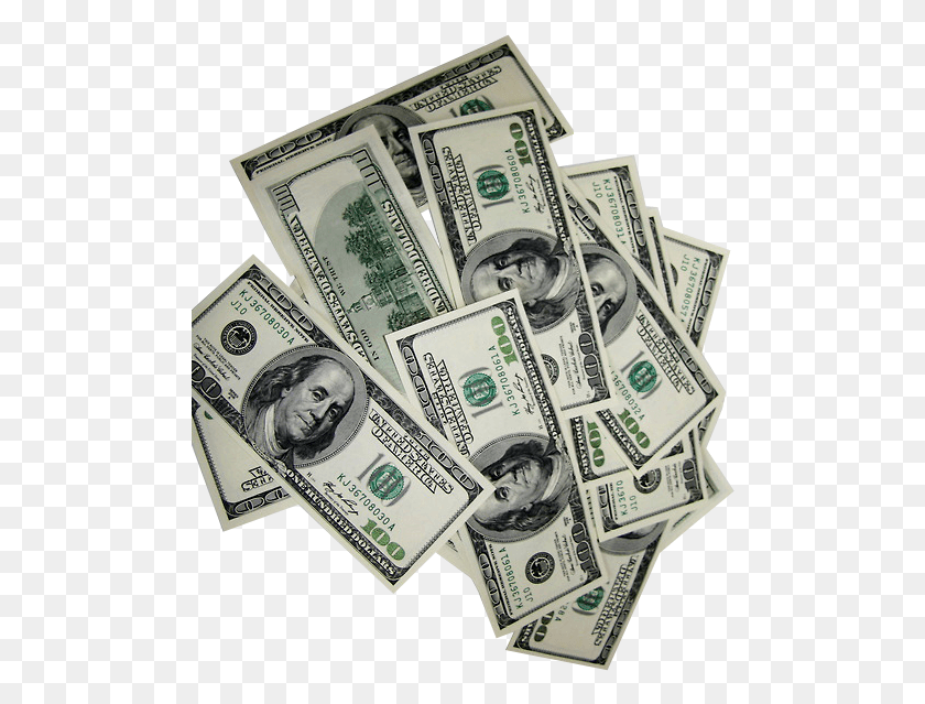 494x579 Raining Money Transparent 100 Dollar Bill, Person, Human, Dollar HD PNG Download