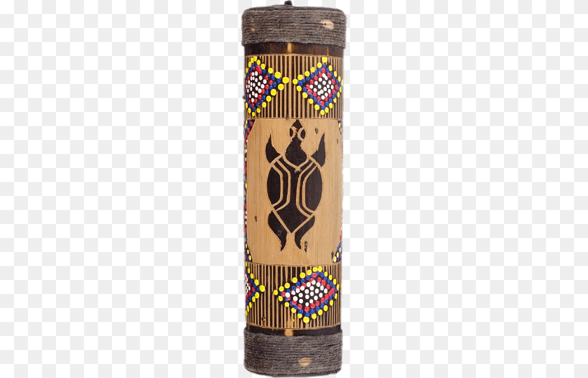 Rainstick With Turtle Design, Art, Handicraft, Architecture, Pillar Clipart PNG