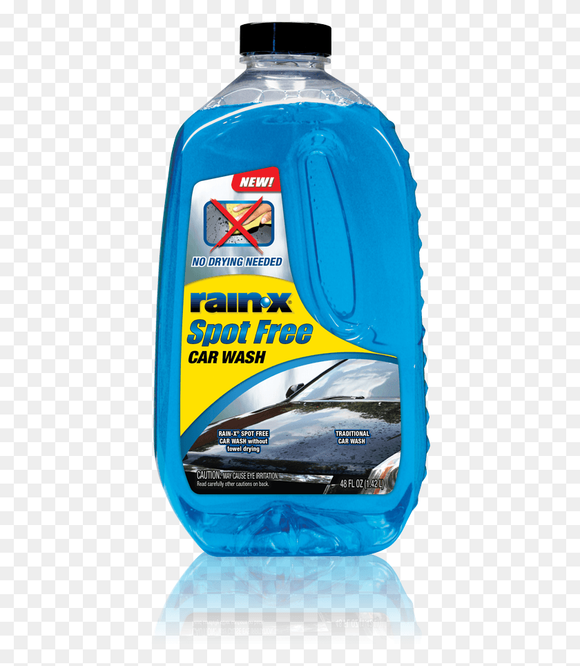 406x904 Rainx Spot Free Car Wash Deep Очищает И Обеспечивает Rain X Spot Free Car Wash, Реклама, Плакат, Этикетка Hd Png Скачать