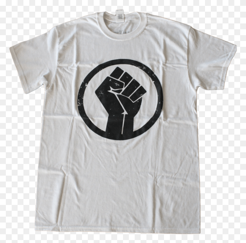 967x955 Raised Fist White Black Power Fist, Clothing, Apparel, Hand HD PNG Download