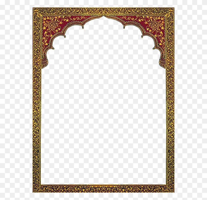 577x749 Rajputana Cloth Pattern Design Border Design Picture Frame, Architecture, Building, Arch HD PNG Download