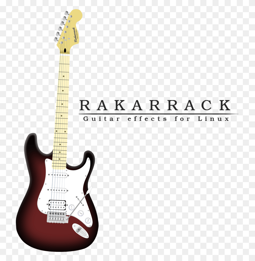 736x800 Descargar Png Rakarrack Logo Logo Efecto De Texto, Guitarra, Actividades De Ocio, Instrumento Musical Hd Png