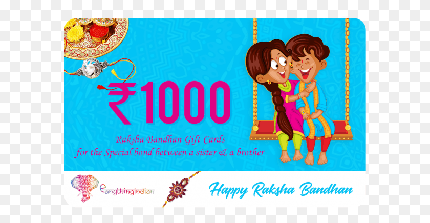 Raksha Bandhan Gift Card Love, Poster, Advertisement, Flyer HD PNG Download