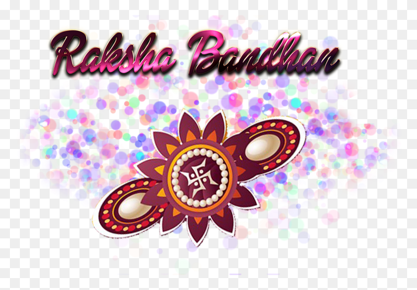 Descargar PNG Raksha Bandhan Image 2019 Image Lana Name, Graphics, Diseño Floral HD PNG