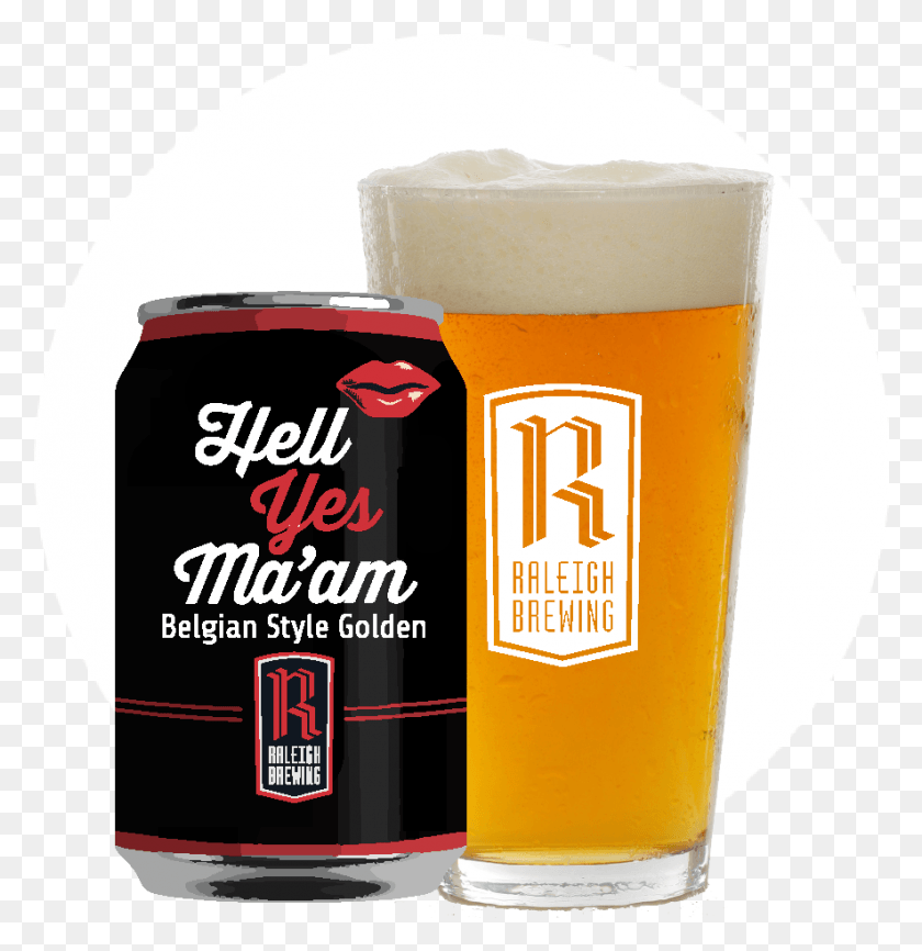 886x916 Raleigh Brewing Hell Yes Ma39am Belgian 4 Pk Cans Raleigh Brewing Cans, Beer, Alcohol, Beverage HD PNG Download