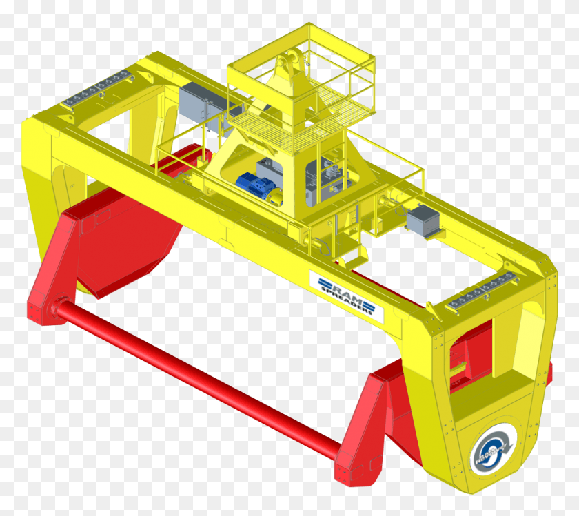 991x876 Ram 4121 Mhc Crane Construction Set Toy, Bulldozer, Tractor, Vehicle HD PNG Download