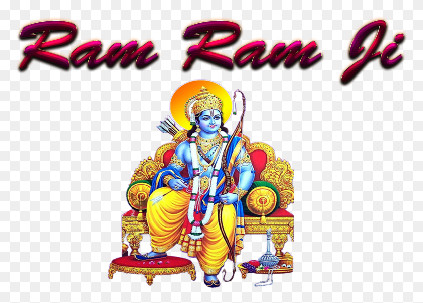 1608x1119 Ram Ram Ji Happy Ram Navami 2019, Person, Graphics HD PNG Download