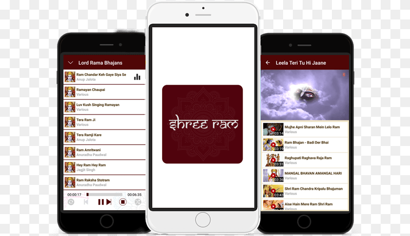 629x485 Rama Chalisa Bhajans And Aarti Iphone, Electronics, Mobile Phone, Phone, Person Sticker PNG