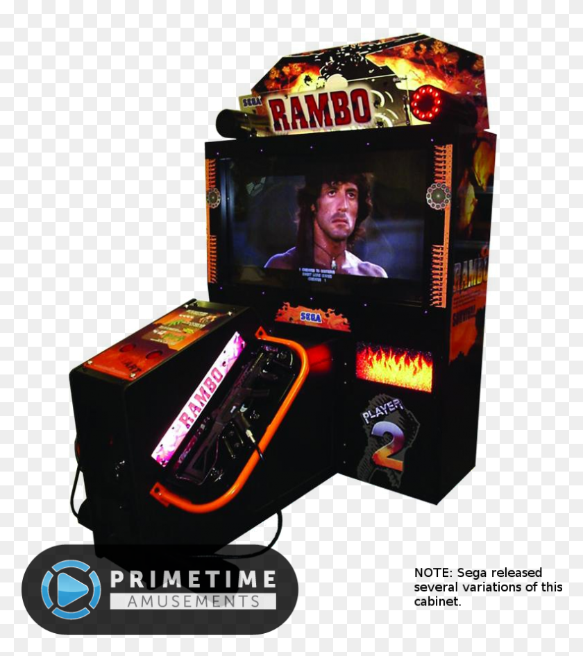 789x897 Descargar Png Rambo Deluxe Arcade Game By Sega Rambo Video Game Secuela, Persona, Humano, Máquina De Juego Arcade Hd Png