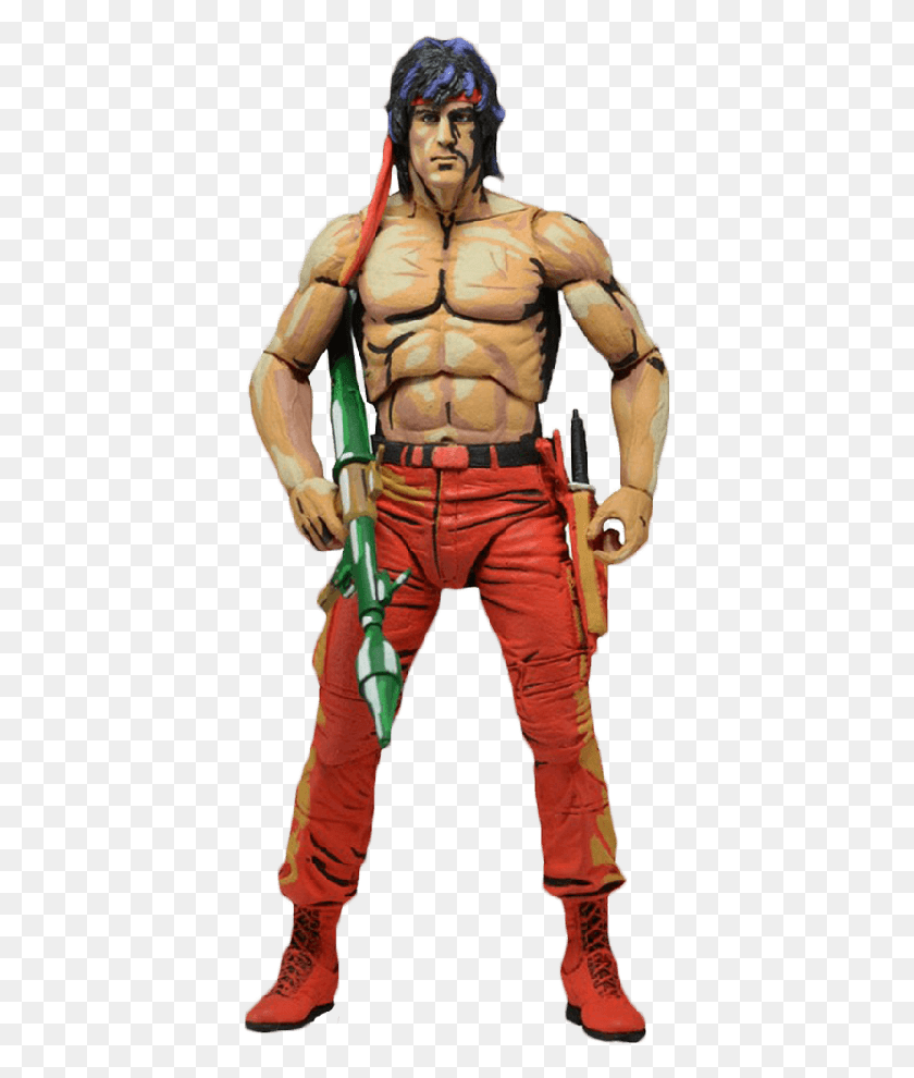 393x930 Rambo Transparent Image Rambo Action Figure, Person, Human, Hand HD PNG Download