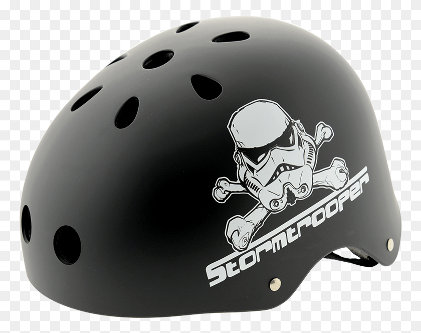 765x604 Ramp Helmet Domestic Stormtrooper Skull And Crossbones, Clothing, Apparel, Crash Helmet HD PNG Download