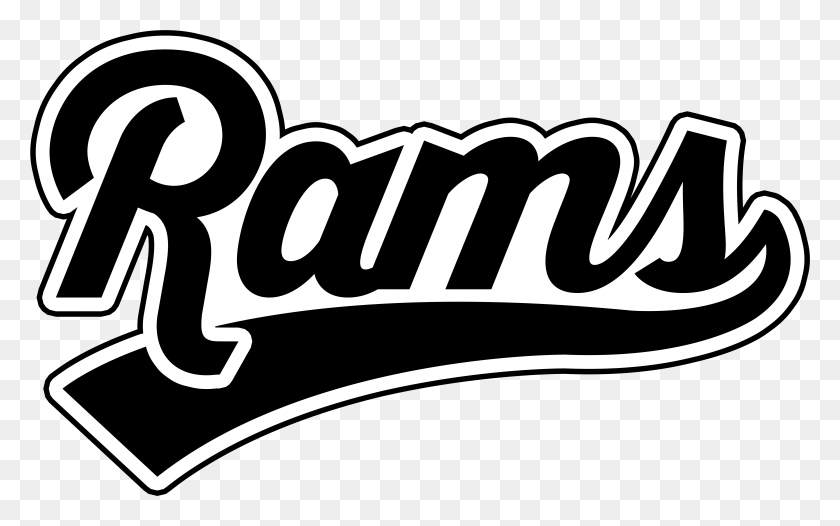 5661x3388 Descargar Png Rams Logo La Rams Logo Svg Gratis, Texto, Etiqueta, Símbolo Hd Png