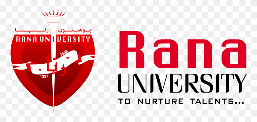 3716x1612 Descargar Pngrana University Logo Rana Institute Of Higher Studies, Número, Símbolo, Texto Hd Png