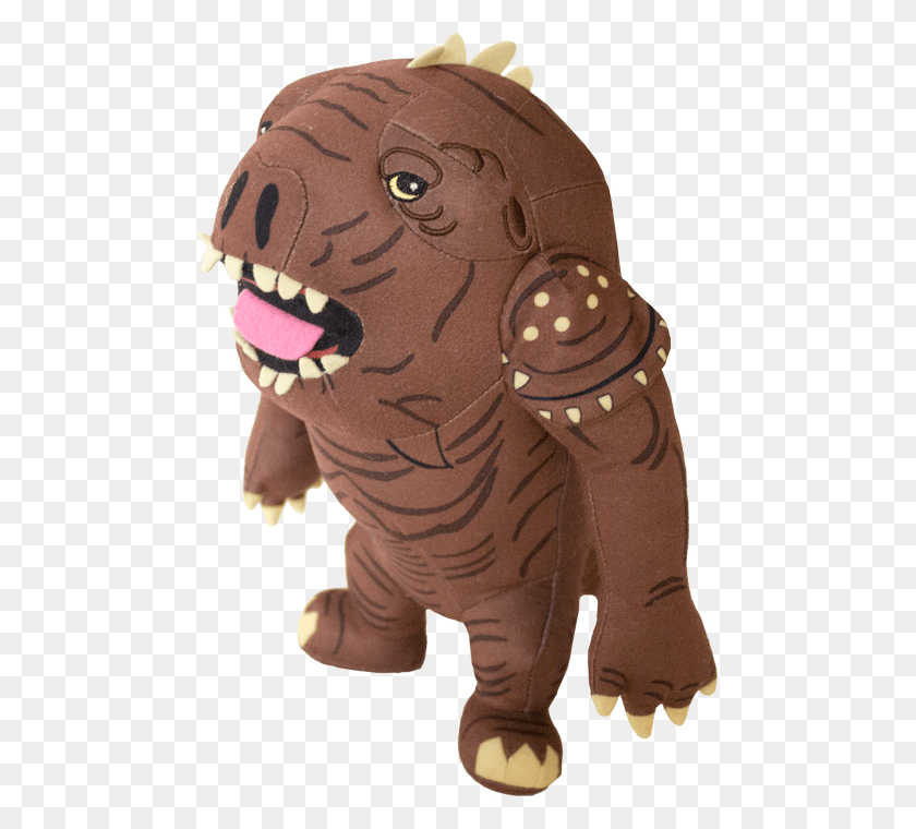 477x700 Rancor Creatures Plush Hippopotamus, Figurine, Toy, Person HD PNG Download