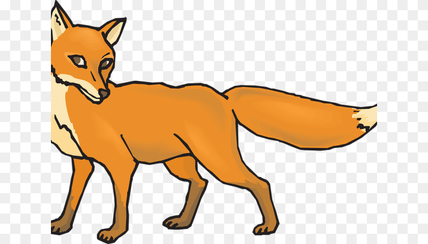 Random Cliparts, Animal, Mammal, Fox, Wildlife Sticker PNG