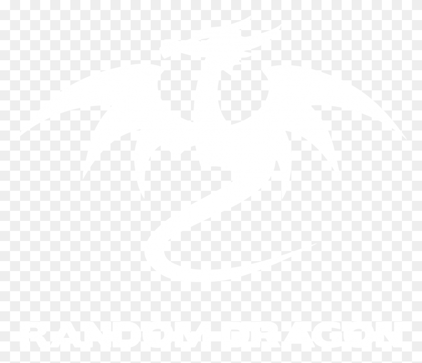 1866x1587 Random Dragon Logo Square Made White Ikanda, Symbol, Stencil HD PNG Download