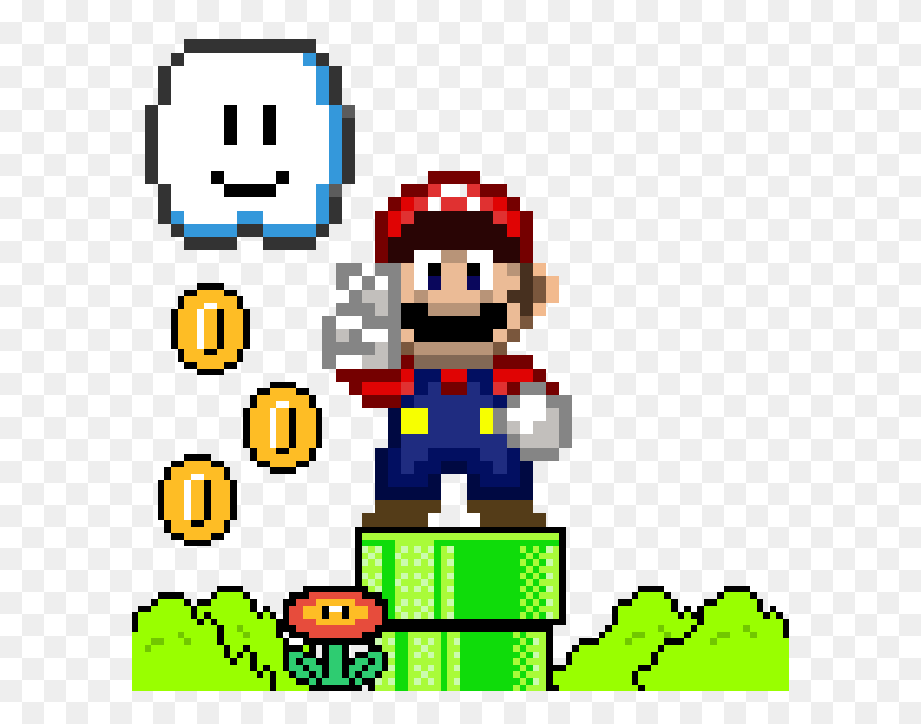 600x600 Random Image From User Mario Coming Out Of Pipe, Super Mario HD PNG Download