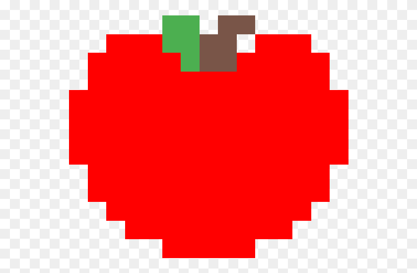 564x489 Random Image From User Minecraft Tomato Pixel Art, First Aid, Text, Symbol HD PNG Download