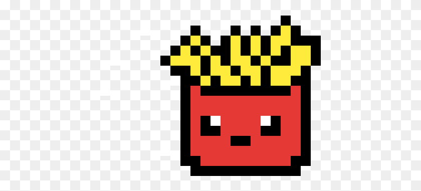 441x321 Random Image From User Pixel Art French Fries, First Aid, Pac Man, Super Mario HD PNG Download