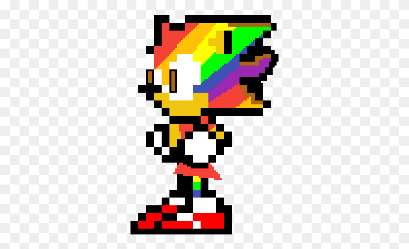 305x453 Random Image From User Pixel Art Sonic Exe, Graphics, Pac Man HD PNG Download
