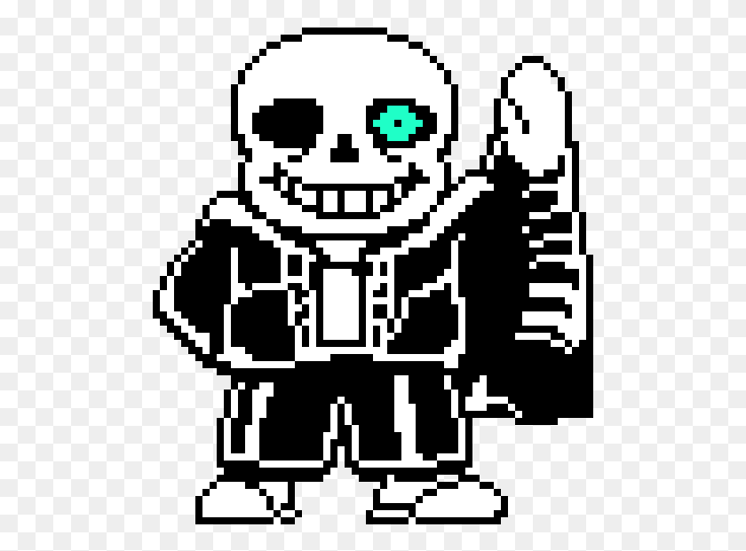 497x561 Random Image From User Sans Undertale Black And White, Rug, Stencil, Super Mario HD PNG Download