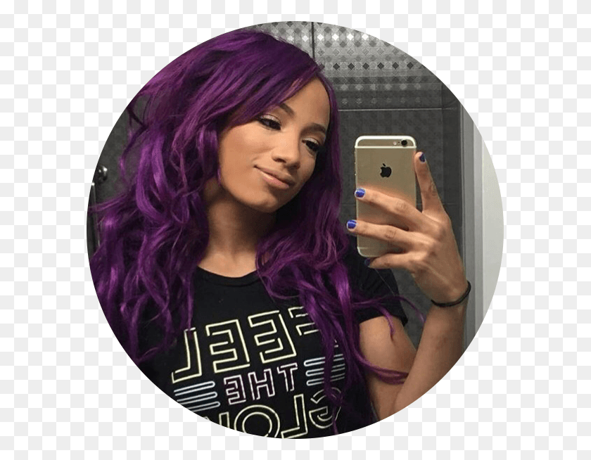 593x594 Random Sasha Banks Icons Lace Wig, Mobile Phone, Phone, Electronics HD PNG Download