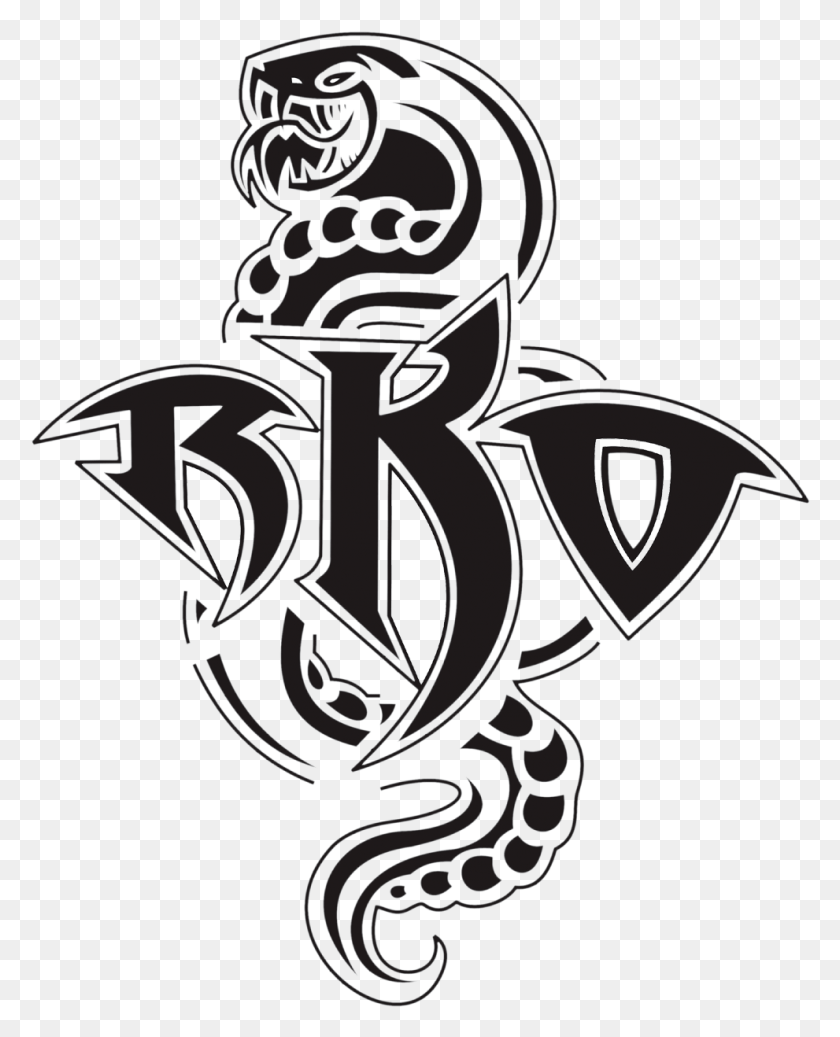 991x1242 Descargar Png Randy Orton Logo Rko, Símbolo, Texto, Emblema Hd Png