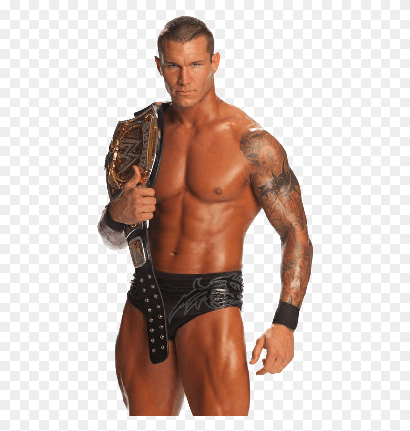 445x823 Randy Orton Randy Orton Wwe Champion 2009, Person, Human, Skin HD PNG Download