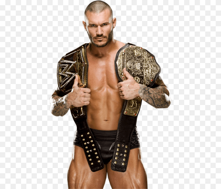 Randy Orton Wwe World Heavyweight Champion, Accessories, Belt, Person, Skin Sticker PNG