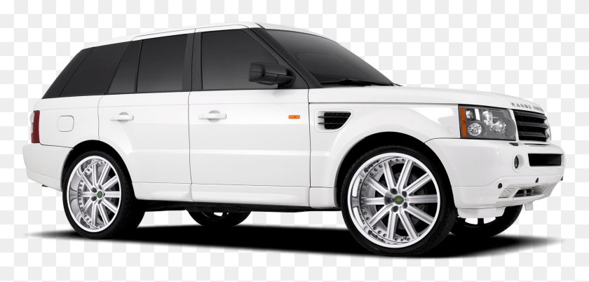1586x697 Range Rover White Range Rover With White, Car, Vehicle, Transportation HD PNG Download