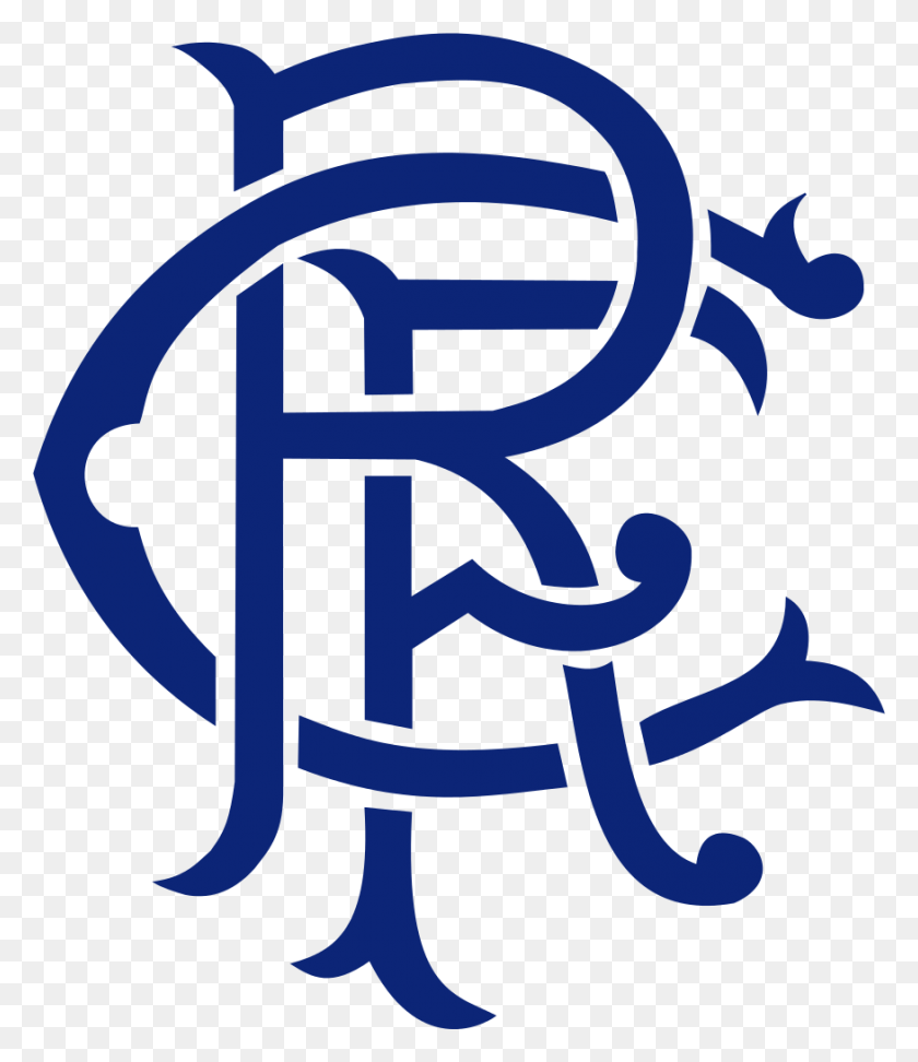 875x1024 Rangers Fc Logopedia The Logo And Branding Site Rangers Football Club Logo, Text, Alphabet, Label HD PNG Download