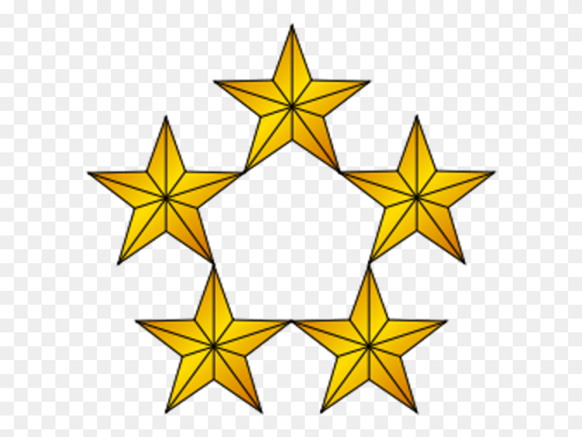 598x571 Descargar Png / Rango 5 Estrellas En Un Círculo, Símbolo De Estrella, Símbolo, Al Aire Libre Hd Png